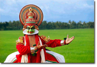 Kerala Kathakali dancer Concept Voyages